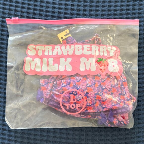 Mulberry Bikini Top (never worn, with tags) - Strawberry Milk Mob - Picture 3 of 3